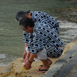 博多祇園山笠2018・お汐井とり